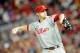 WASHINGTON, DC - OCTOBER 01: Kyle Kendrick #38 of the Philadelphia Phillies pitches against the Washington Nationals at Nationals Park on October 1, 2012 in Washington, DC. (Photo by Greg Fiume/Getty Images)