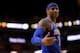 MIAMI, FL - APRIL 02: Carmelo Anthony #7 of the New York Knicks looks on during a game against the Miami Heat at American Airlines Arena on April 2, 2013 in Miami, Florida. NOTE TO USER: User expressly acknowledges and agrees that, by downloading and or using this photograph, User is consenting to the terms and conditions of the Getty Images License Agreement. (Photo by Mike Ehrmann/Getty Images)