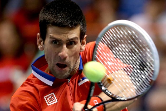 Djokovic Beats Isner, Serbia Leads 1-0