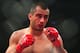 Apr. 9, 2011; San Diego, CA, USA; Strikeforce lightweight world championship fighter Gegard Mousasi during a bout at the Valley View Casino Center. Mandatory Credit: Mark J. Rebilas-USA TODAY Sports