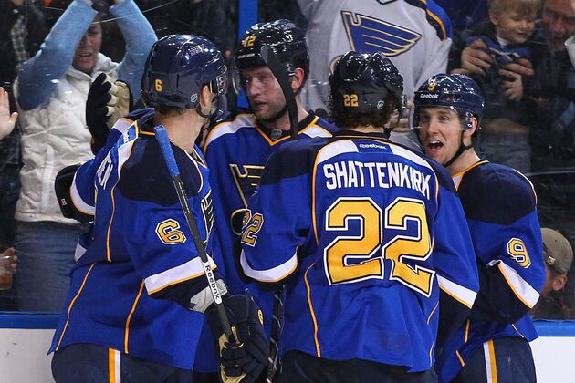 Allen, Backes Lift Surging Blues Past Jackets