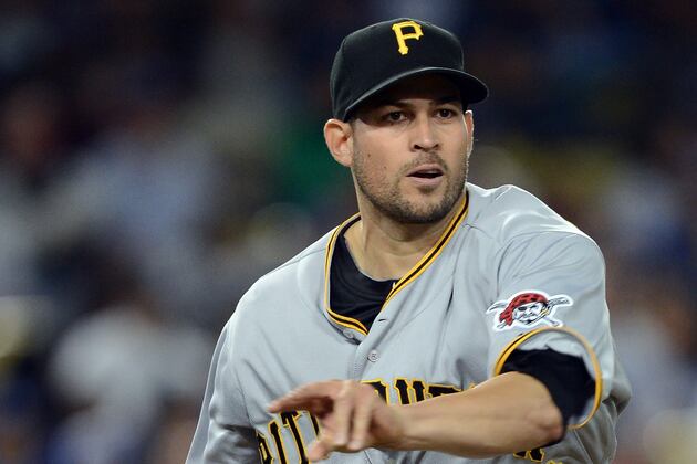 Pirates Kept off Bases by Dodgers in 3-0 Loss