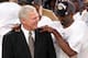 Jerry West (left) and Kobe Bryant (right).