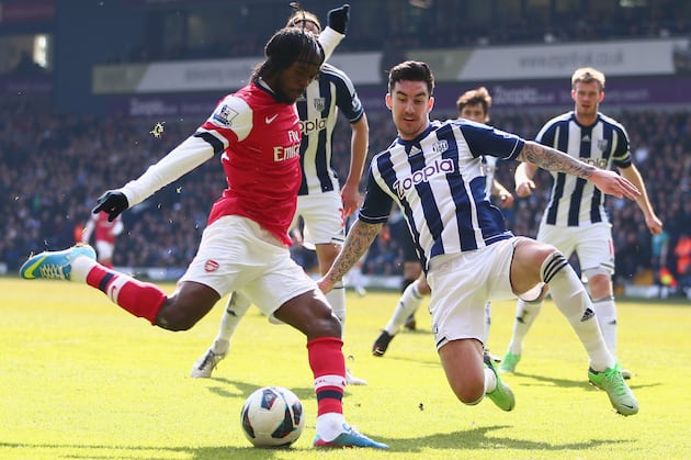 Rosicky Brace Sees off Baggies and Sends Gunners into Top Four