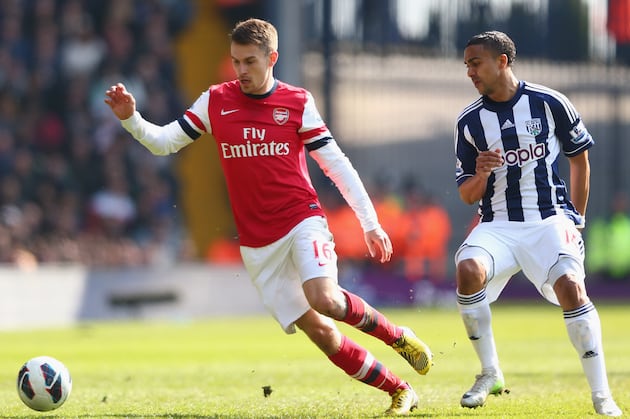 West Brom 1-2 Arsenal: Rosicky double