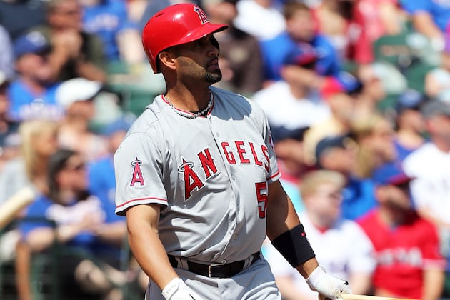 Angels Use Albert Pujols as Designated Hitter