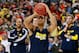 ATLANTA, GA - APRIL 05: Trey Burke #3 of the Michigan Wolverines shoots during practice prior to the NCAA Men's Final Four at the Georgia Dome on April 5, 2013 in Atlanta, Georgia. (Photo by Kevin C. Cox/Getty Images)