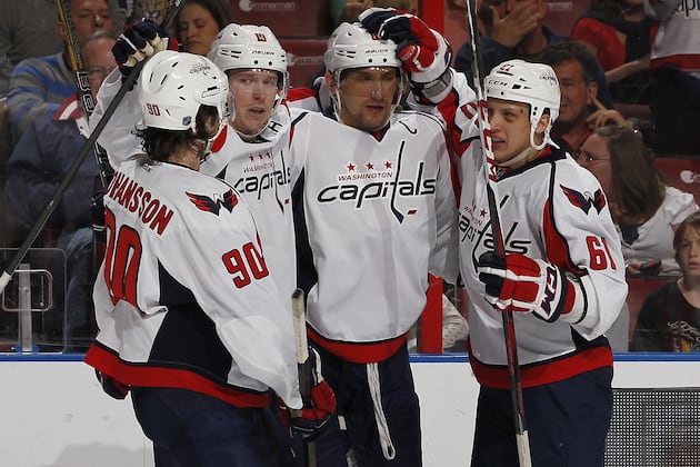 Ovechkin's Hat Trick Leads Caps over Panthers 4-3