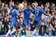 LONDON, ENGLAND - APRIL 07: Oscar (C) and Eden Hazard of Chelsea celebrate the equalising goal, an own goal by Matthew Kilgallon of Sunderland during the Barclays Premier League match between Chelsea and Sunderland at Stamford Bridge on April 7, 2013 in London, England. (Photo by Dean Mouhtaropoulos/Getty Images)