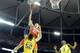 Apr 6, 2013; Atlanta, GA, USA; Syracuse Orange guard Brandon Triche (20) is called for an offensive foul against Michigan Wolverines forward Jordan Morgan (52) in the second half of the semifinals during the 2013 NCAA mens Final Four at the Georgia Dome. Mandatory Credit: Robert Deutsch-USA TODAY Sports