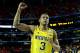 ATLANTA, GA - APRIL 06: Trey Burke #3 of the Michigan Wolverines celebrates the Wolverines 61-56 victory against the Syracuse Orange during the 2013 NCAA Men's Final Four Semifinal at the Georgia Dome on April 6, 2013 in Atlanta, Georgia. (Photo by Streeter Lecka/Getty Images)