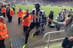 Watch: Cisse Jumps into Stands to Celebrate Game Winner