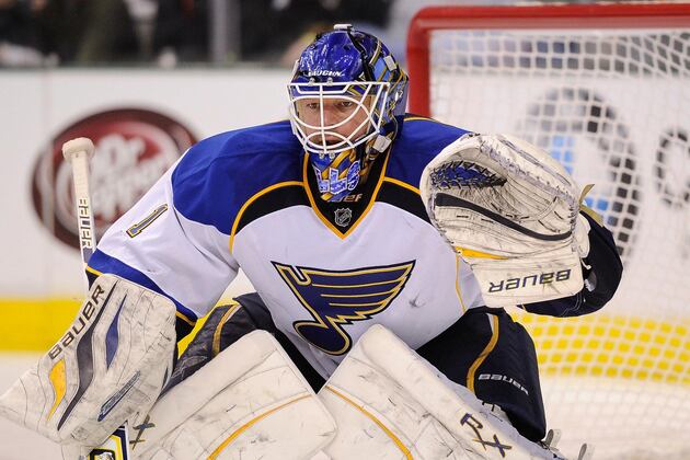 Blues, Brian Elliott Edge Red Wings, 1-0