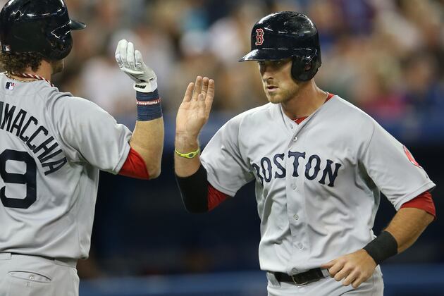 Will Middlebrooks Hits Three Homers as Red Sox Crush Blue Jays 13-0