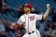 WASHINGTON, DC - APRIL 03: Starting pitcher Gio Gonzalez #47 of the Washington Nationals throws a pitch in the first inning during a game against the Miami Marlins at Nationals Park on April 3, 2013 in Washington, DC. (Photo by Patrick McDermott/Getty Images)