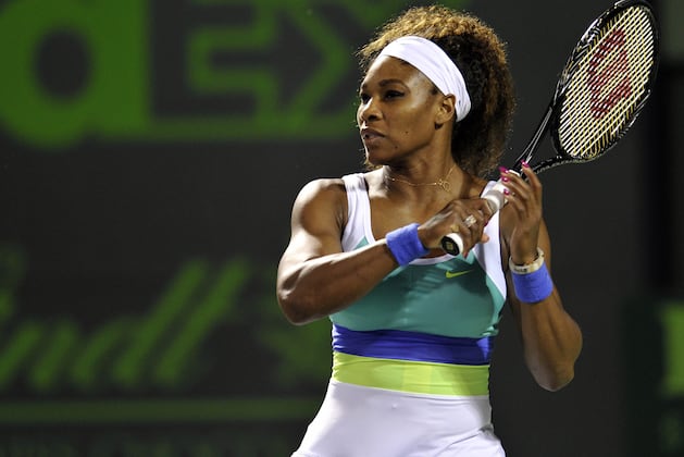 Serena Williams 'Chills out to Clinch Charleston Treble