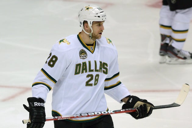 After Impressive Start, Lane MacDermid Sits for Stars with Upper Body Injury