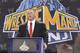 EAST RUTHERFORD, NJ - FEBRUARY 16: John Cena attends a press conference to announce that MetLife Stadium will host WWE Wrestlemania 29 in 2013 at MetLife Stadium on February 16, 2012 in East Rutherford, New Jersey. (Photo by Michael N. Todaro/Getty Images)