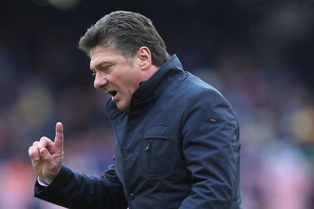 Serie A: Napoli Boss Walter Mazzarri Turns Focus to Cutting AC Milan Adrift