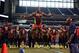 Feb 25, 2013; Indianapolis, IN, USA; Connecticut Huskies linebacker Sio Moore does the broad jump during the NFL Combine at Lucas Oil Stadium. Mandatory Credit: Brian Spurlock-USA TODAY Sports