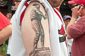 Cards Fan Has Epic Musial Tattoo
