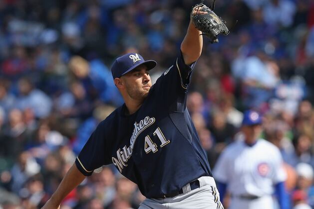 Estrada Sharp to Help Brewers End 5-Game Skid