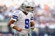 ARLINGTON, TX - NOVEMBER 18: Tony Romo #9 of the Dallas Cowboys runs off the field after a failed conversion during play against the Cleveland Browns at Cowboys Stadium on November 18, 2012 in Arlington, Texas. (Photo by Ronald Martinez/Getty Images)
