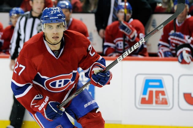 Erat, Ward out for Caps; Bourque Returns for Habs