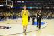 Apr 6, 2013; Atlanta, GA, USA; Michigan Wolverines forward Mitch McGary (4) celebrates after defeating the Syracuse Orange in the the semifinals during the 2013 NCAA mens Final Four at the Georgia Dome. Michigan Wolverines won 61-56. Mandatory Credit: Bob Donnan-USA TODAY Sports