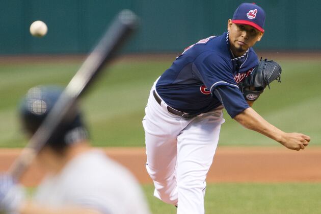 Indians' Carlos Carrasco Returns from Suspension, Gets Ejected