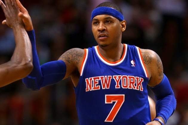 Carmelo Anthony Tops LeBron James for Most Popular NBA Jersey