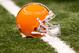 NEW ORLEANS - OCTOBER 24: A helmet of the Cleveland Browns sits on the turf during pregame before playing the New Orleans Saints at the Louisiana Superdome on October 24, 2010 in New Orleans, Louisiana. (Photo by Chris Graythen/Getty Images)