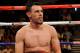 LAS VEGAS - JULY 31: Robert Guerrero kneels on the canvas after being hit by Joel Casamayor in the 10th round of their junior welterweight fight at the Mandalay Bay Events Center July 31, 2010 in Las Vegas, Nevada. Guerrero won by unanimous decision. (Photo by Ethan Miller/Getty Images)