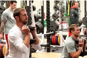 Players Embracing Workouts at One Arrowhead Drive