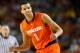 ATLANTA, GA - APRIL 06: Michael Carter-Williams #1 of the Syracuse Orange reacts in the first half against the Michigan Wolverines during the 2013 NCAA Men's Final Four Semifinal at the Georgia Dome on April 6, 2013 in Atlanta, Georgia. (Photo by Kevin C. Cox/Getty Images)