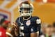 Jan 7, 2013; Miami, FL, USA; Notre Dame Fighting Irish quarterback Everett Golson (5) throws prior to the game against the Alabama Crimson Tide during the 2013 BCS Championship game at Sun Life Stadium. Alabama won 42-14. Mandatory Credit: Matthew Emmons-USA TODAY Sports