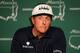 AUGUSTA, GA - APRIL 09: Phil Mickelson of the United States talks to the media during a press conference after a practice round prior to the start of the 2013 Masters Tournament at Augusta National Golf Club on April 9, 2013 in Augusta, Georgia. (Photo by David Cannon/Getty Images)