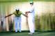 AUGUSTA, GA - APRIL 10: Rory McIlroy of Northern Ireland stands with his caddie Caroline Wozniacki during the Par 3 Contest prior to the start of the 2013 Masters Tournament at Augusta National Golf Club on April 10, 2013 in Augusta, Georgia. (Photo by Harry How/Getty Images)