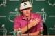 AUGUSTA, GA - APRIL 09: Brandt Snedeker of the United States talks to the media during a press conference prior to the start of the 2013 Masters Tournament at Augusta National Golf Club on April 9, 2013 in Augusta, Georgia. (Photo by David Cannon/Getty Images)