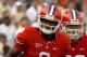 Oct 6, 2012; Clemson, SC, USA; Clemson Tigers wide receiver DeAndre Hopkins (6) celebrates after scoring a touchdown during the fourth quarter of the game against the Georgia Tech Yellow Jackets at Clemson Memorial Stadium. Mandatory Credit: Joshua S. Kelly-USA TODAY Sports