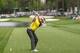 AUGUSTA, GA - APRIL 11: David Lynn of England tees off on the 16th hole during the first round of the 2013 Masters Tournament at Augusta National Golf Club on April 11, 2013 in Augusta, Georgia. (Photo by Mike Ehrmann/Getty Images)