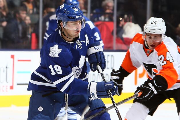 Leafs' Lupul Assumes He Has a Concussion