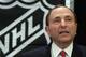 NEW YORK, NY - JANUARY 09: National Hockey League Commissioner Gary Bettman speaks with the media at a press conference announcing the start of the NHL season at the Westin Times Square on January 9, 2013 in New York City. (Photo by Bruce Bennett/Getty Images)