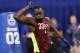 INDIANAPOLIS, IN - FEBRUARY 25: Barkevious Mingo of LSU works out during the 2013 NFL Combine at Lucas Oil Stadium on February 25, 2013 in Indianapolis, Indiana. (Photo by Joe Robbins/Getty Images)