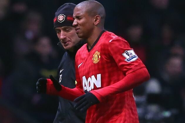 Fergie: Ashley Young out for Next Two Weeks