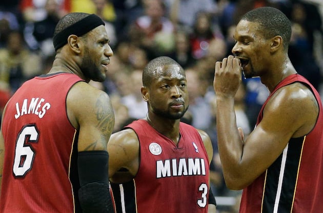 Heat to Play LeBron, Wade, Bosh Friday vs. Celtics