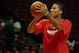 CHICAGO, IL - FEBRUARY 28: Derrick Rose #1 of the Chicago Bulls shoots while working out before the Bulls take on the Phildelphia 76ers at the United Center on February 28, 2013 in Chicago, Illinois. NOTE TO USER: User expressly acknowledges and agrees that, by downloading and or using this photograph, User is consenting to the terms and conditions of the Getty Images License Agreement. (Photo by Jonathan Daniel/Getty Images)