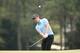 AUGUSTA, GA - APRIL 11: Justin Rose of England chips onto the green from the 18th hole during the first round of the 2013 Masters Tournament at Augusta National Golf Club on April 11, 2013 in Augusta, Georgia. (Photo by Andrew Redington/Getty Images)