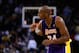 OAKLAND, CA - DECEMBER 22: Kobe Bryant #24 of the Los Angeles Lakers reacts during their game against the Golden State Warriors at Oracle Arena on December 22, 2012 in Oakland, California. NOTE TO USER: User expressly acknowledges and agrees that, by downloading and or using this photograph, User is consenting to the terms and conditions of the Getty Images License Agreement. (Photo by Ezra Shaw/Getty Images)