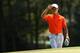 AUGUSTA, GA - APRIL 12: Tianlang Guan of China walks up the 18th fairway during the second round of the 2013 Masters Tournament at Augusta National Golf Club on April 12, 2013 in Augusta, Georgia. (Photo by Mike Ehrmann/Getty Images)